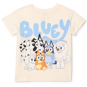 Bluey Toddler Vanilla Crewneck T-Shirt Size 5T